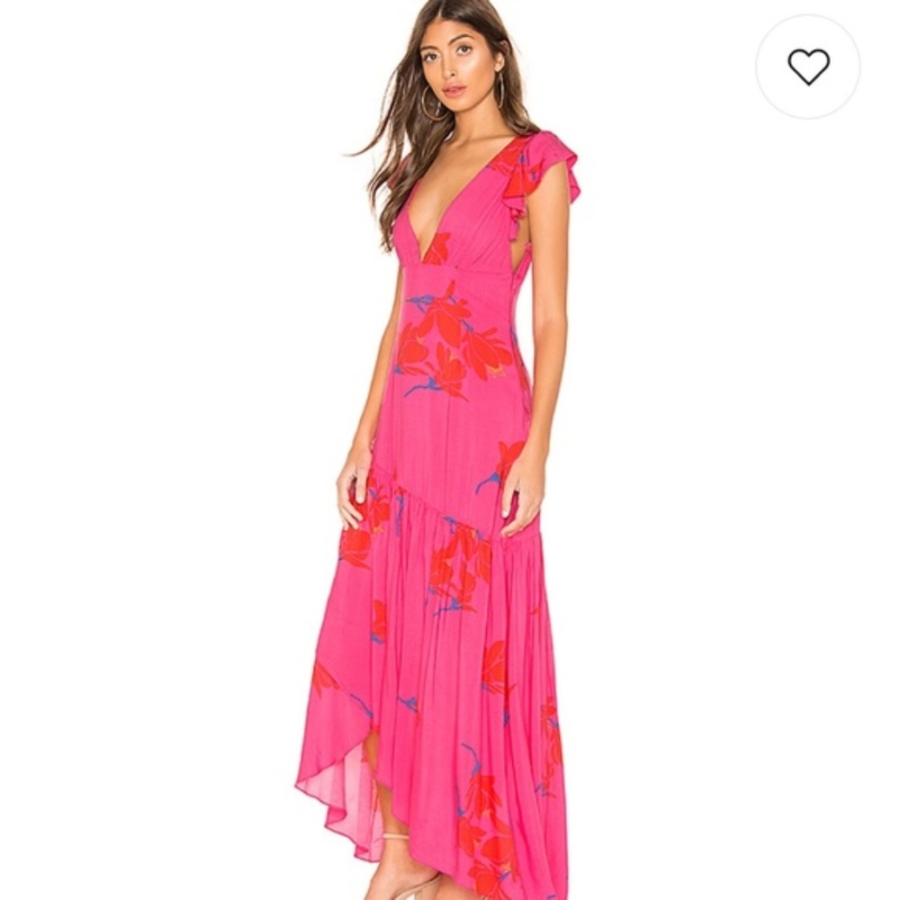 FREE PEOPLE SHES A WATERFALL MAXI DRESS NWT